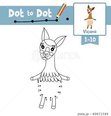 Dot to dot educational game and coloring book