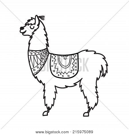 Hand drawn peru vector photo free trial bigstock