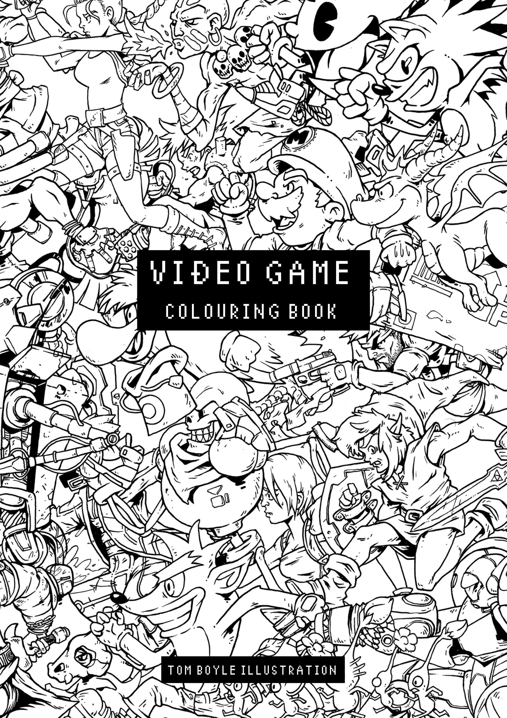 Video game coloring