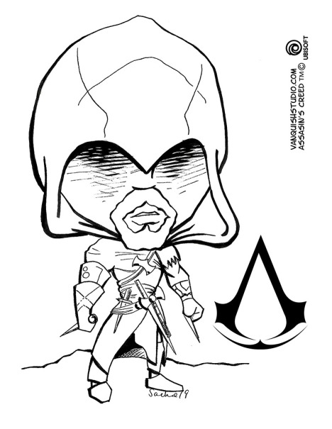 Video game coloring pages vanquish studio