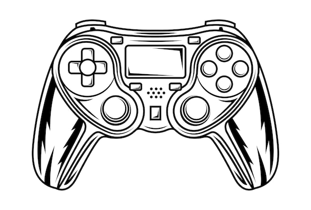 Premium vector game controller vector illustration video game sports technology