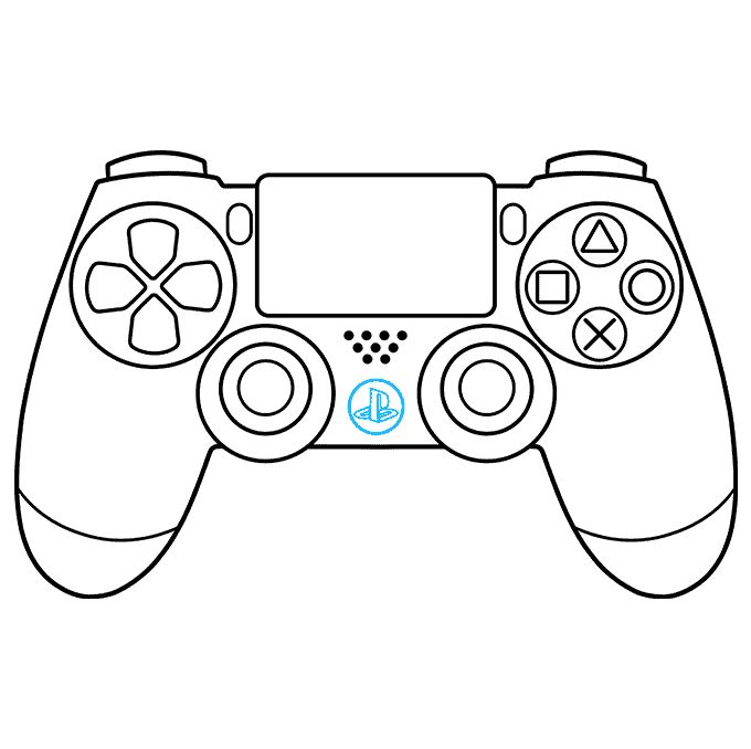 How to draw a ps controller