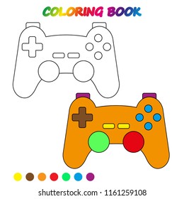 Coloring page worksheet game kids coloring stock vector royalty free