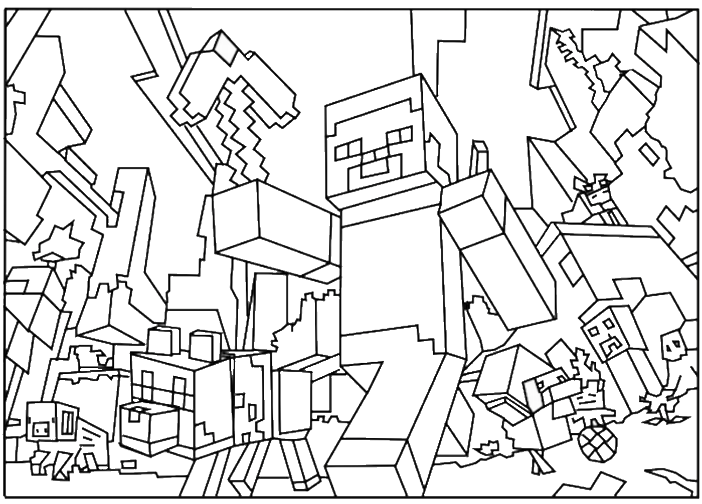 Video games â free printable coloring pages