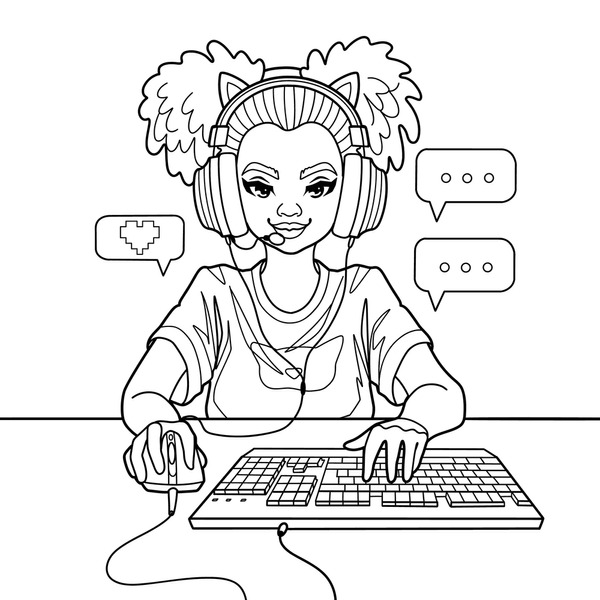 African woman coloring page images stock photos d objects vectors