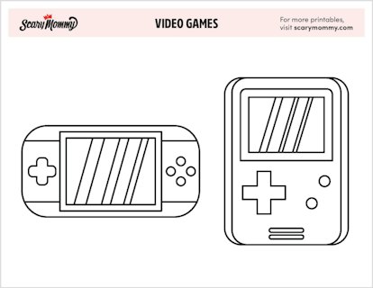 Console your bored gamer with these video game coloring pages