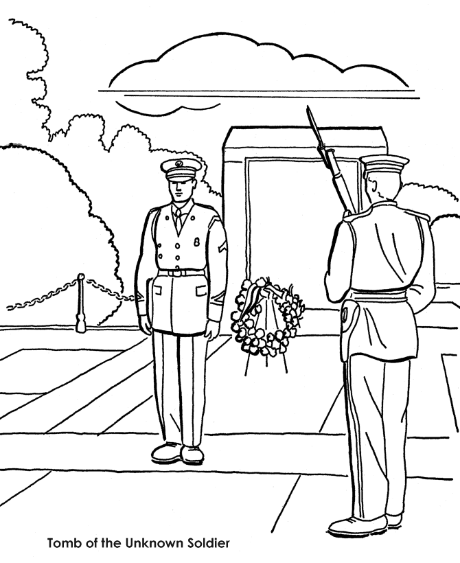 Bluebonkers memorial day coloring page sheets