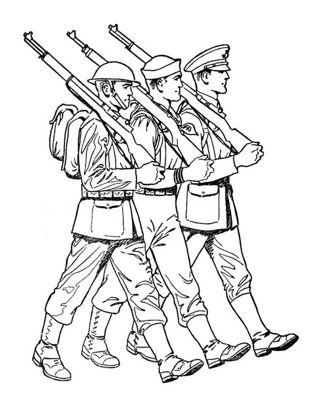 Profissãµes para colorir soldier drawing veterans day coloring page coloring pages