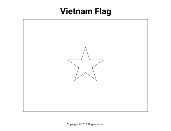 Free printable vietnam flag coloring page download it at httpsflaglanecoloring