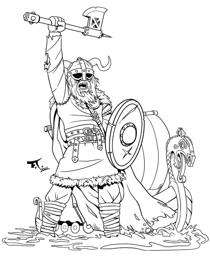 Pillage coloring pages warrior drawing pokemon coloring sheets