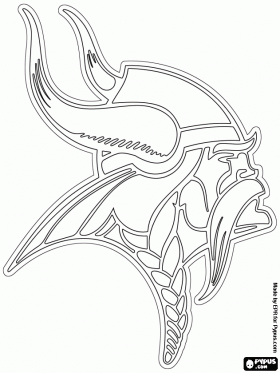 Minnesota vikings stencil download