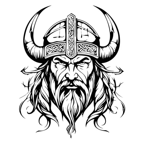 Viking cartoon coloring page vector images