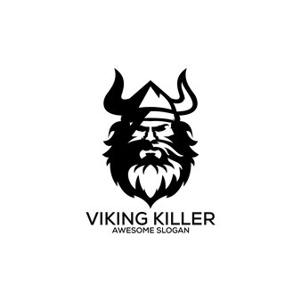 Page viking logo template