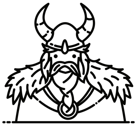 Viking coloring page free printable coloring pages