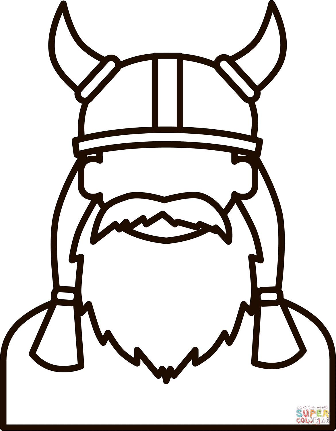 Viking coloring page free printable coloring pages