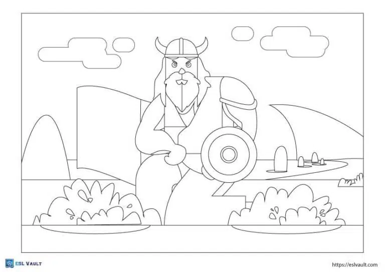 Viking coloring pages