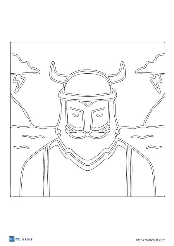 Viking coloring pages