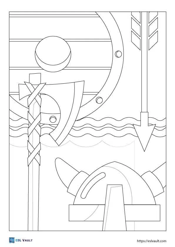 Viking coloring pages