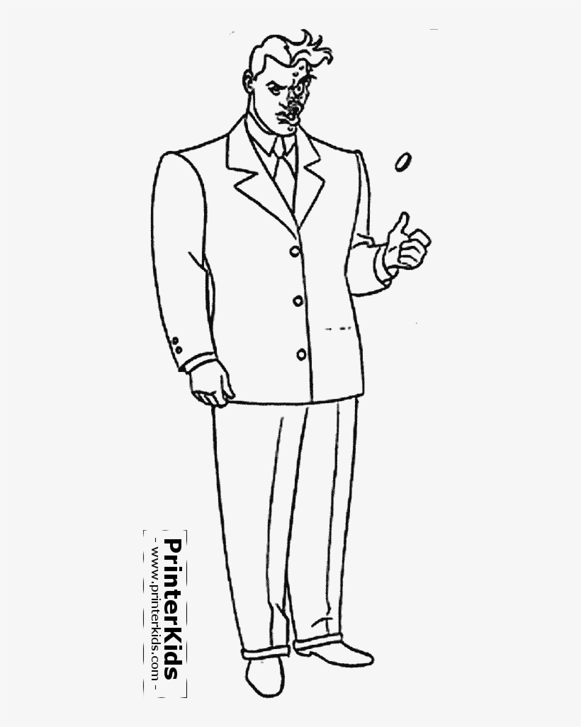 Dc villain coloring pages transparent png