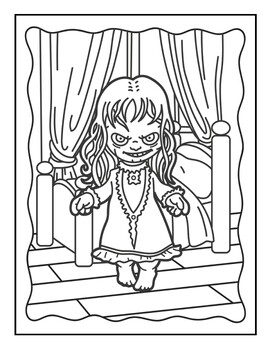 Cute villain halloween coloring pages by mccarroll studios tpt