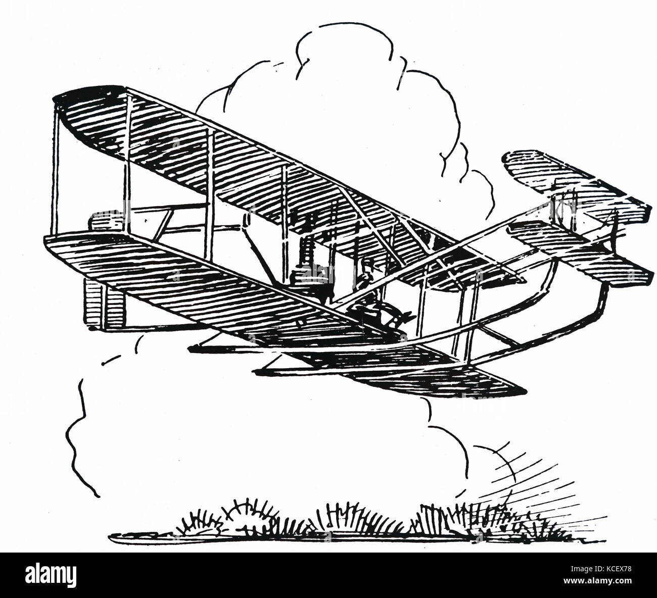 Pusher biplane hi