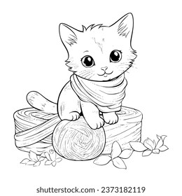 Yarn coloring page images stock photos d objects vectors