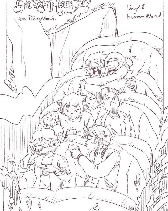 Katttt national holiday costume rollercoaster grom tree azura book club rtheowlhouse