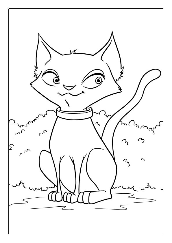 Mãlarbilder katt
