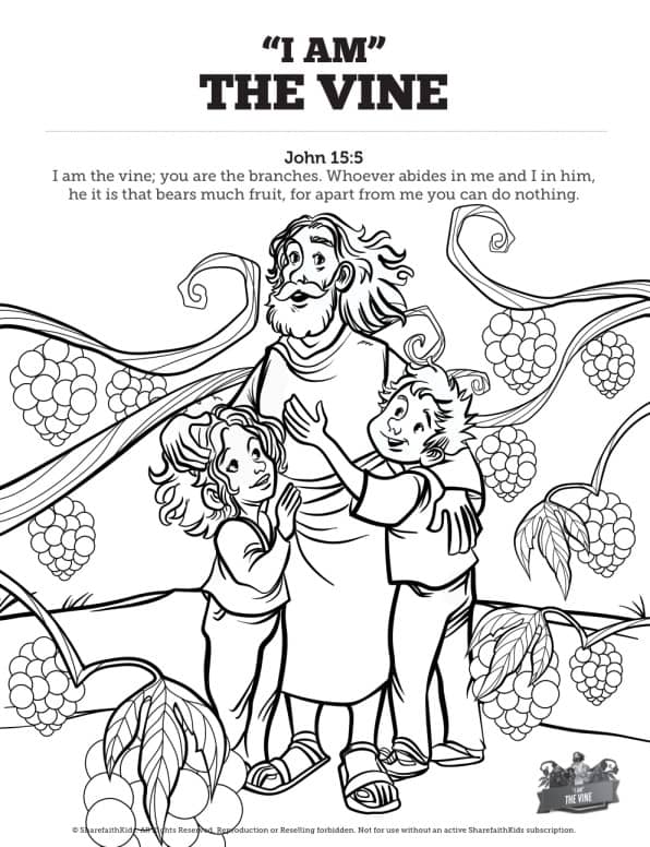 John i am the vine kids spot the differences â