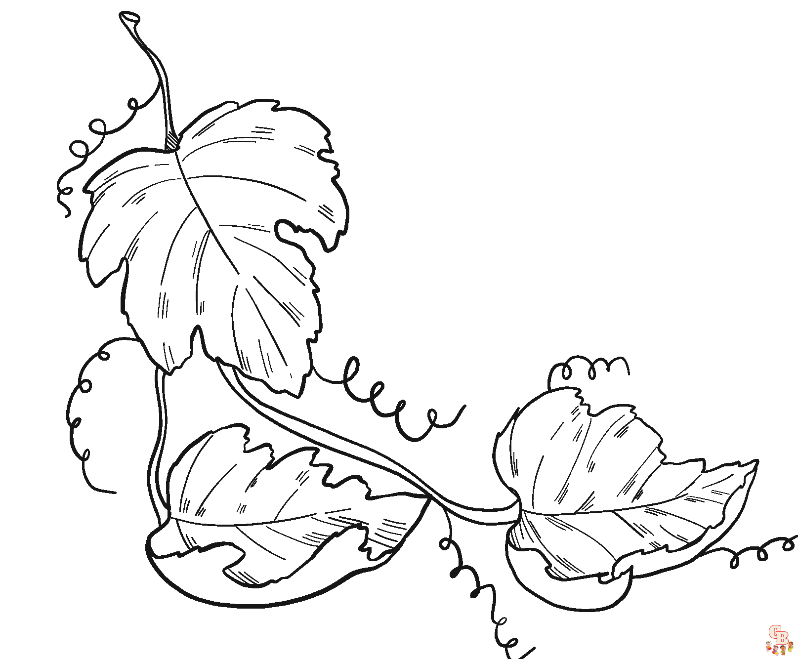 Printabe vine coloring pages free for kids and adults