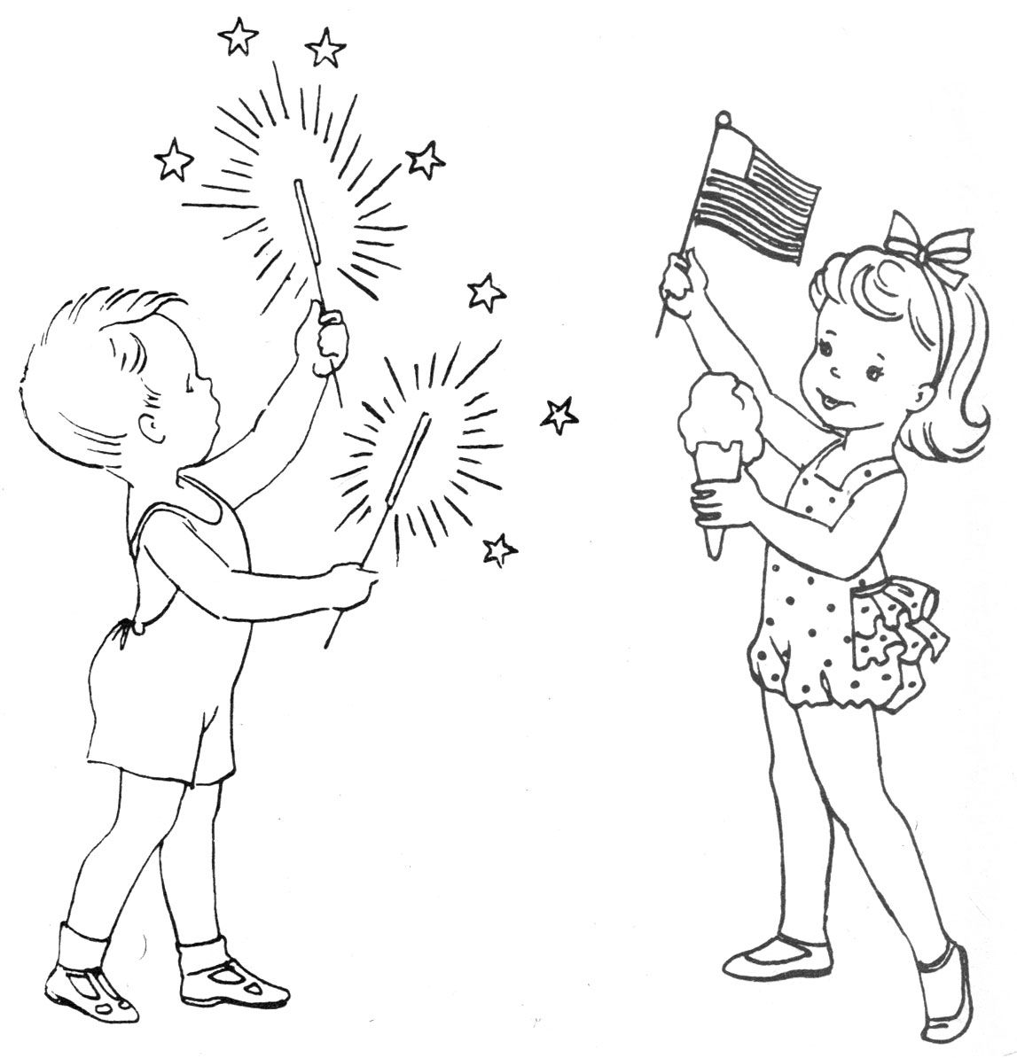 Vintage th of july embroidery transfers for classic americana crafts