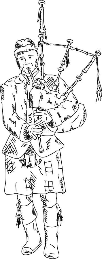 Playing bagpipes stock illustrations â playing bagpipes stock illustrations vectors clipart