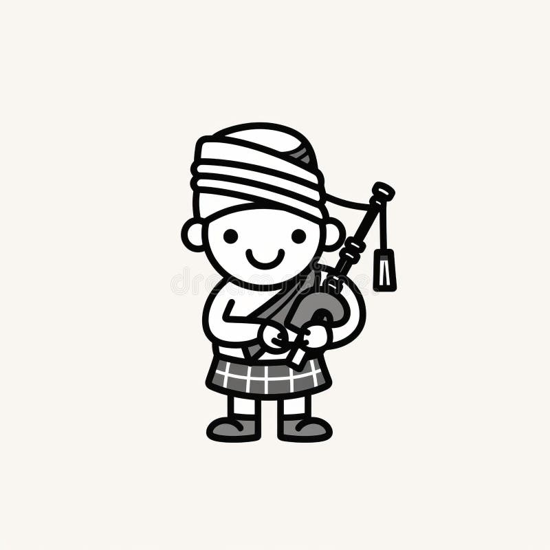 Bagpipe player stock illustrations â bagpipe player stock illustrations vectors clipart