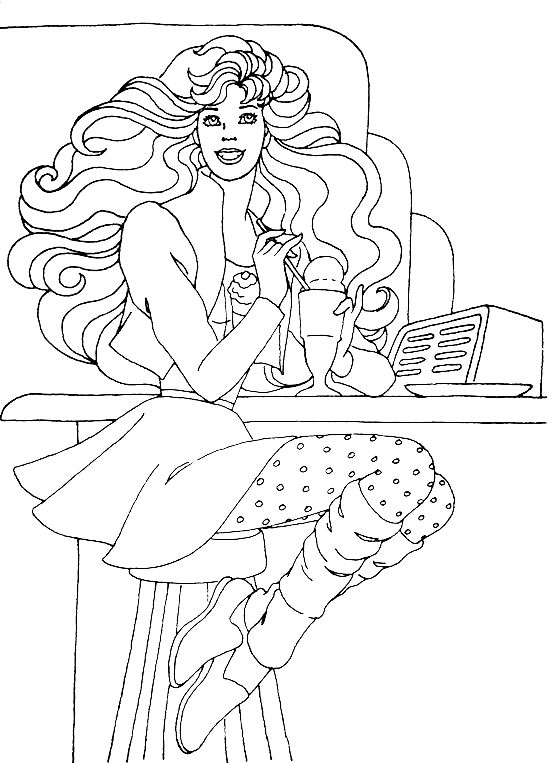 Pin by tsvetelina on barbie coloring coloring pages barbie coloring cat coloring page