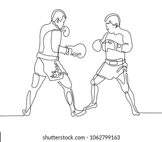 Vector drawing vintage old timey boxers stock vector royalty free