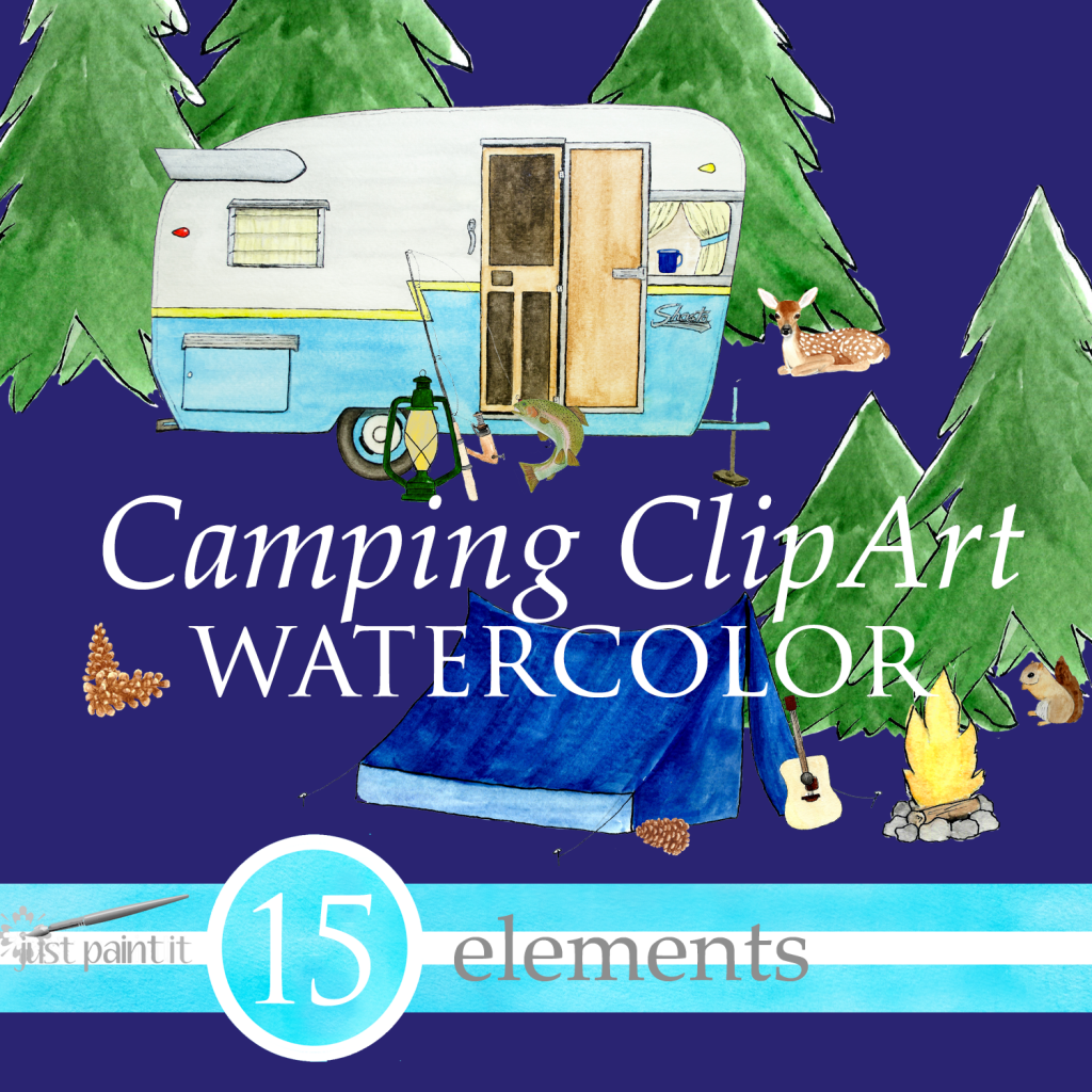 Camping coloring pages