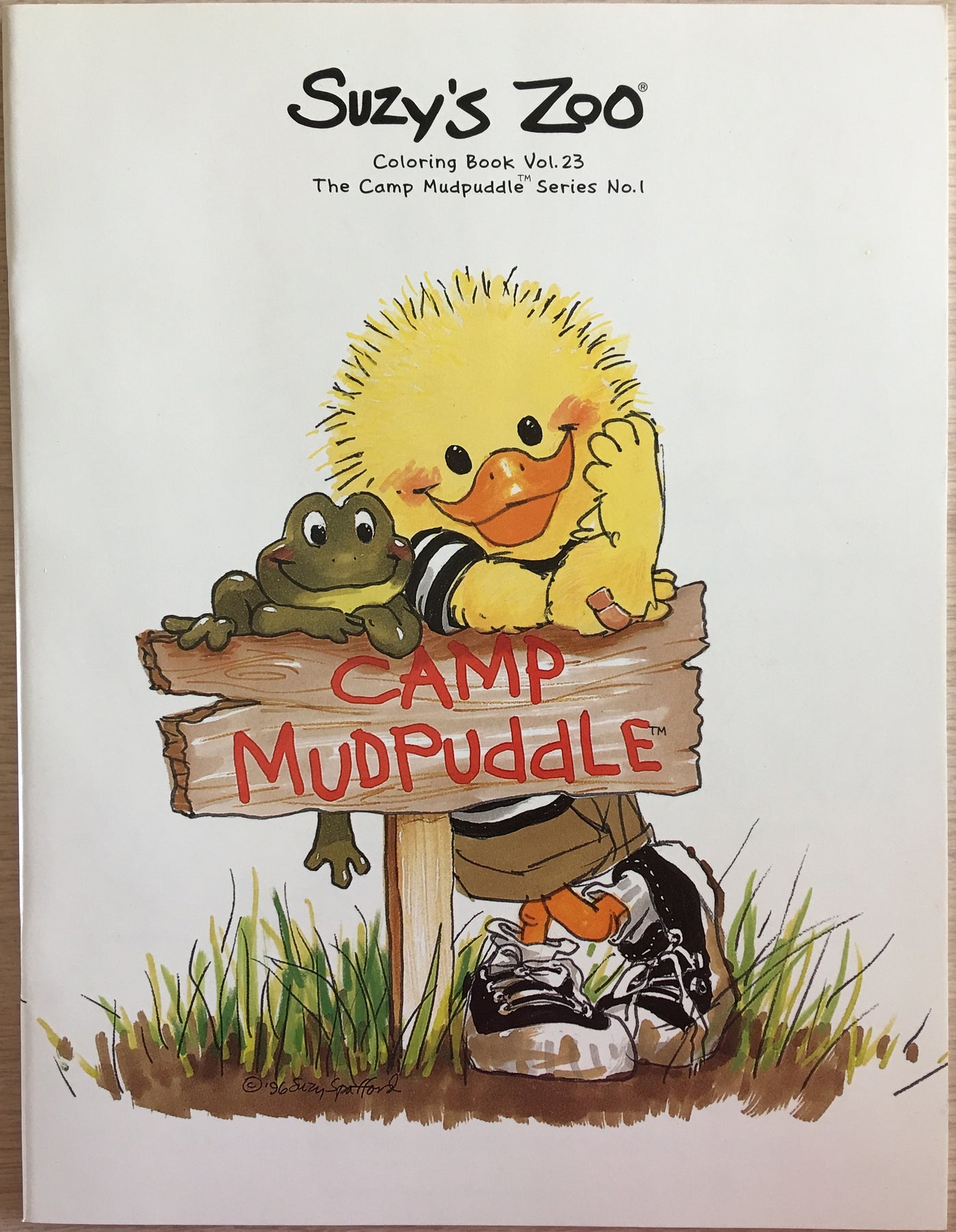Vintage suzys zoo collectible coloring book camp mudpuddle outdoor na â