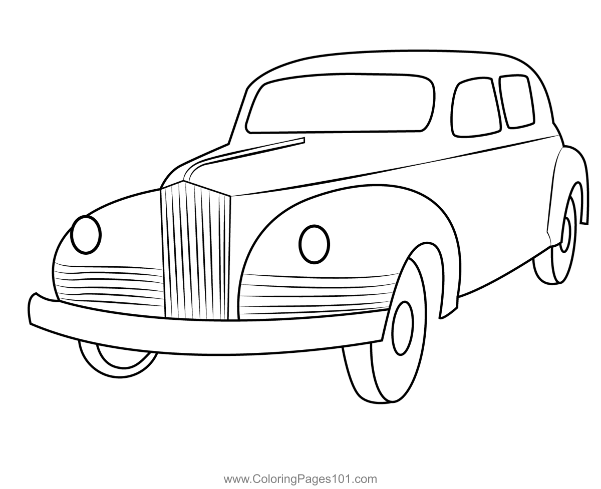 Oldtimer taxi colorg page vtage cars colorg pages cars colorg pages
