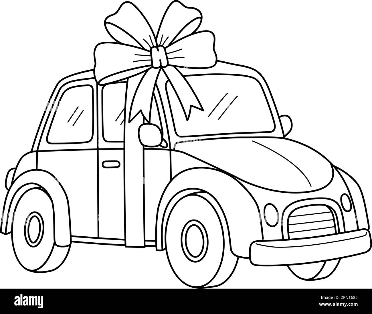 Ribbon car black and white stock photos images
