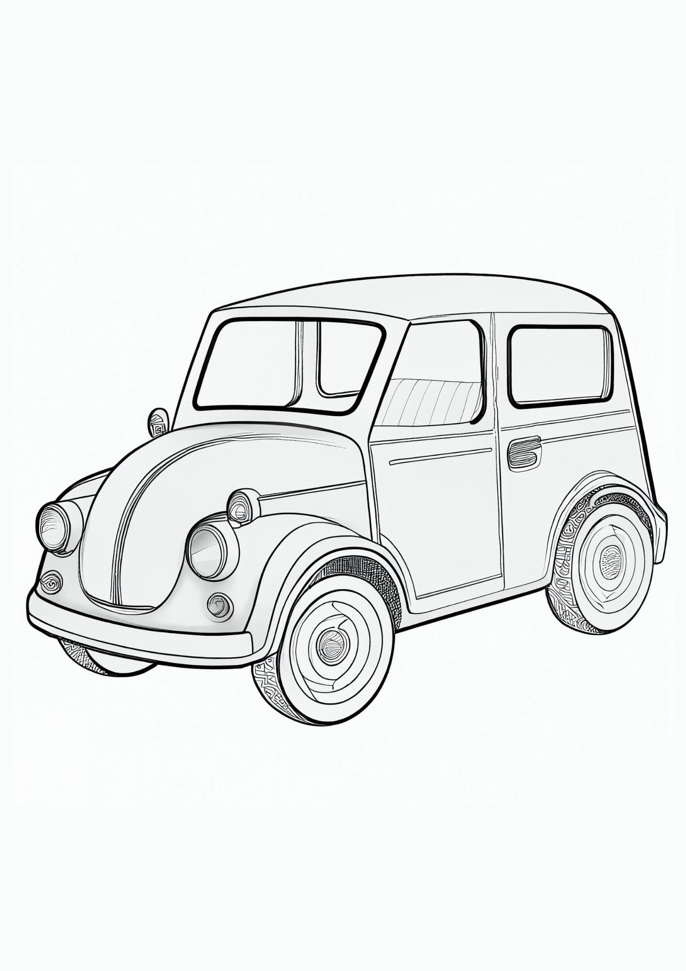 Car coloring pages for free printable