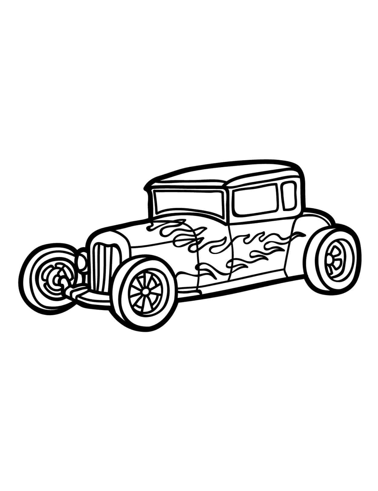 Car coloring pages for adults and kids