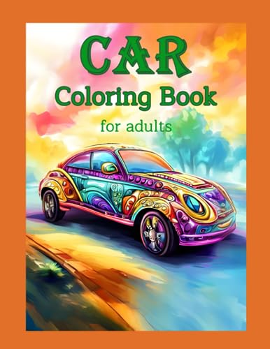 Car coloring book for adults classic car coloring pages for adults and super car i fun beautiful creativity by teamlancer bd