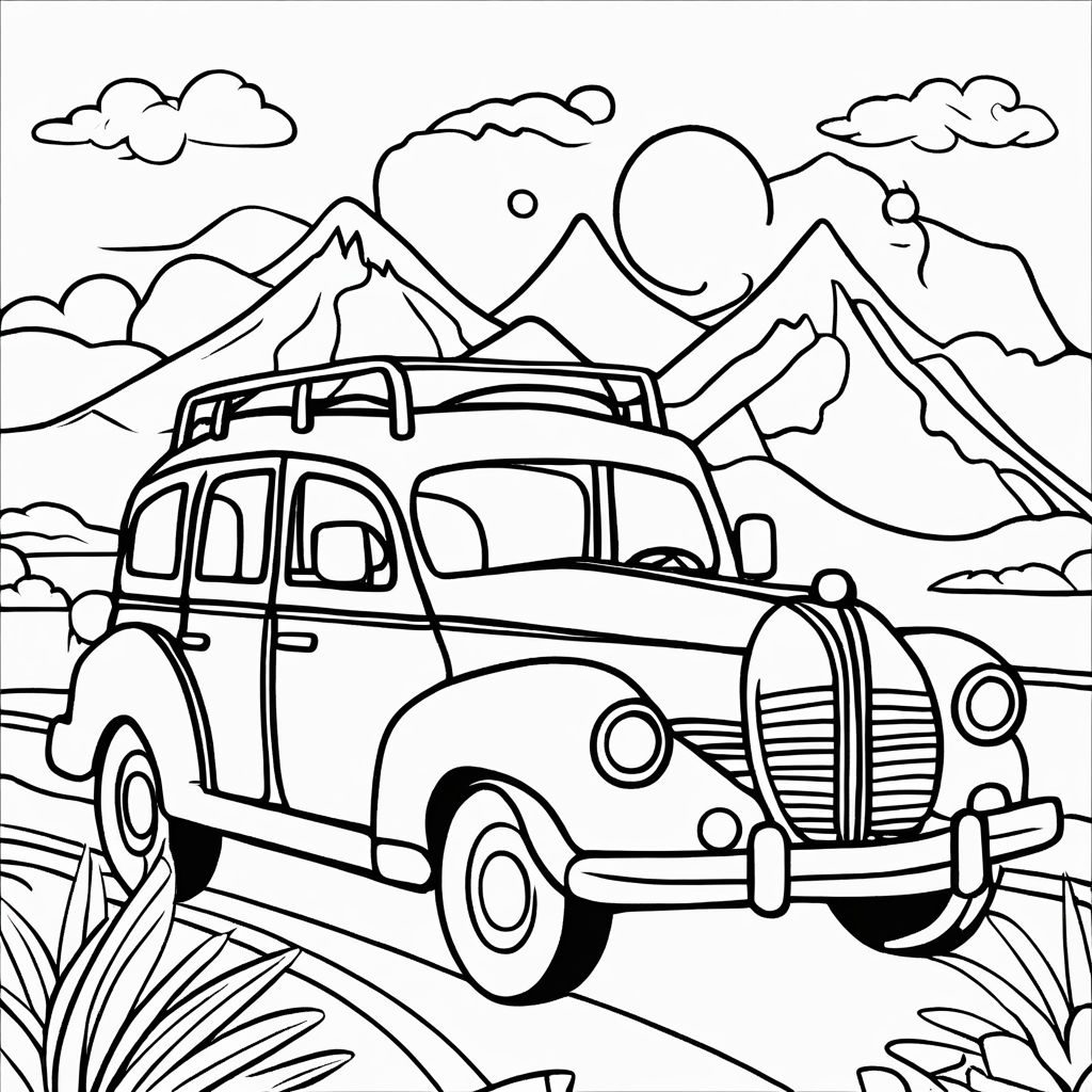 Coloring pages cars
