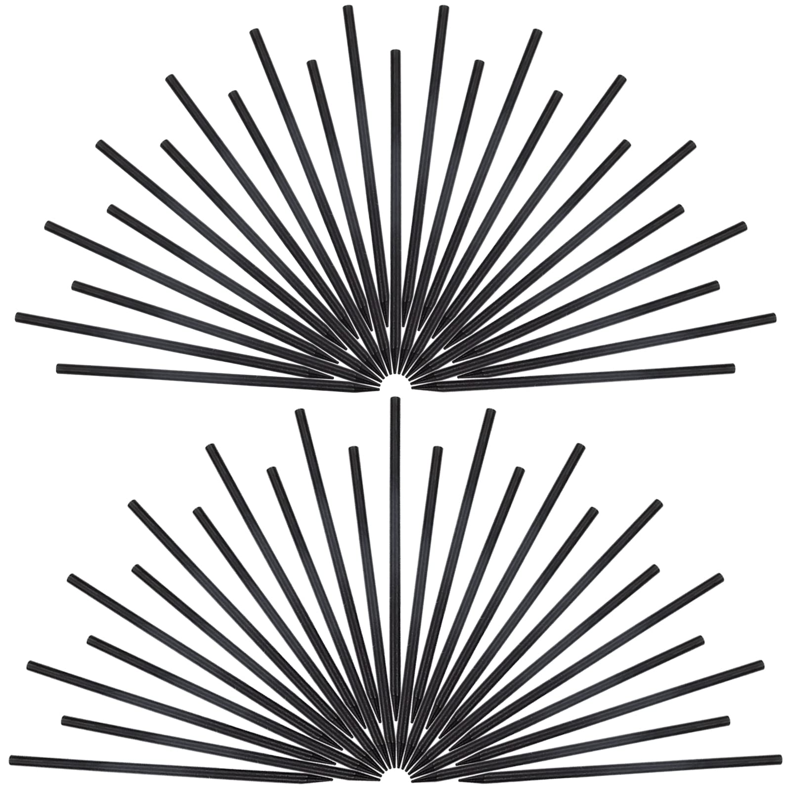 Insowni pack blank wooden hair sticks pencil hair pins classic vintage retro hanfu chinese chopsticks base diy bun updo holder accessories for women girls pieces without hole