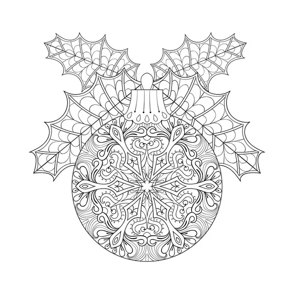 Christmas coloring template stock illustrations