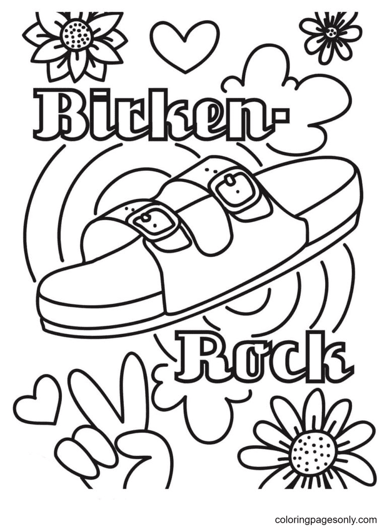 Aesthetic drawing coloring pages printable for free download