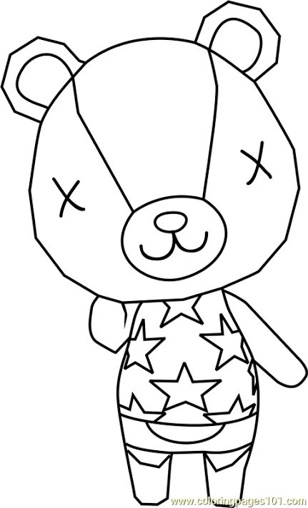 Stitches animal crossing coloring pages anime mermaid