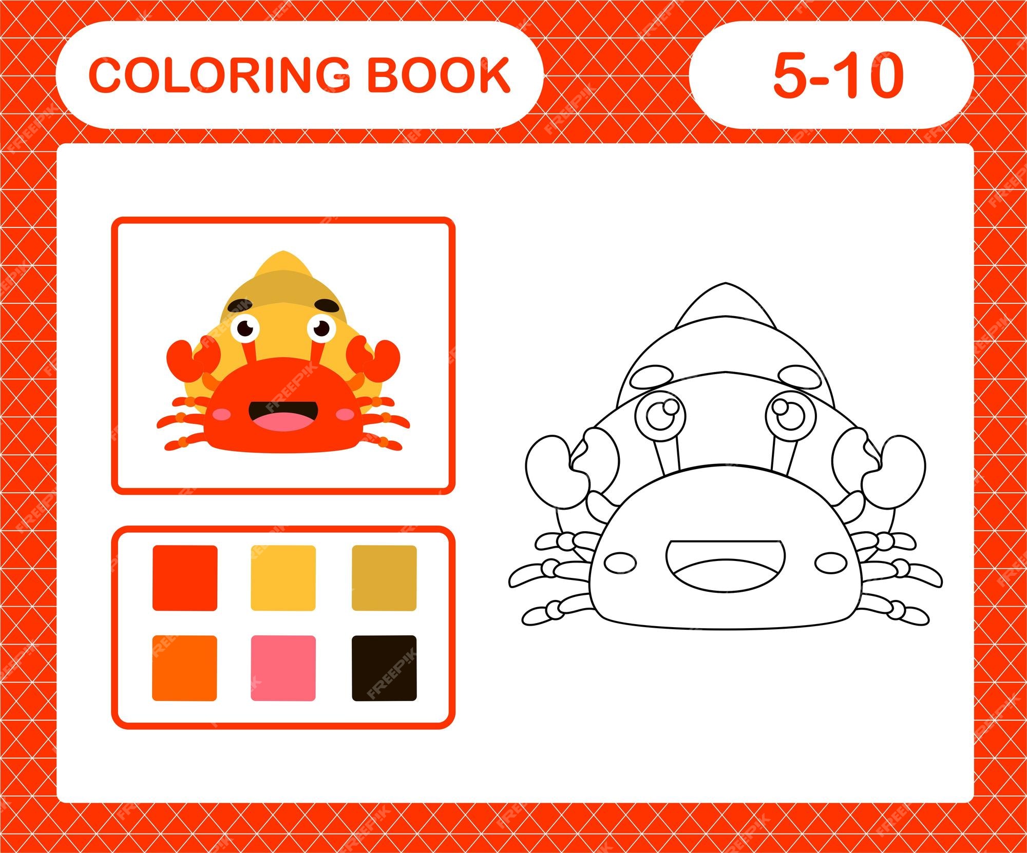 Premium vector coloring page animal education game for kindergarten and preschool coloring book game