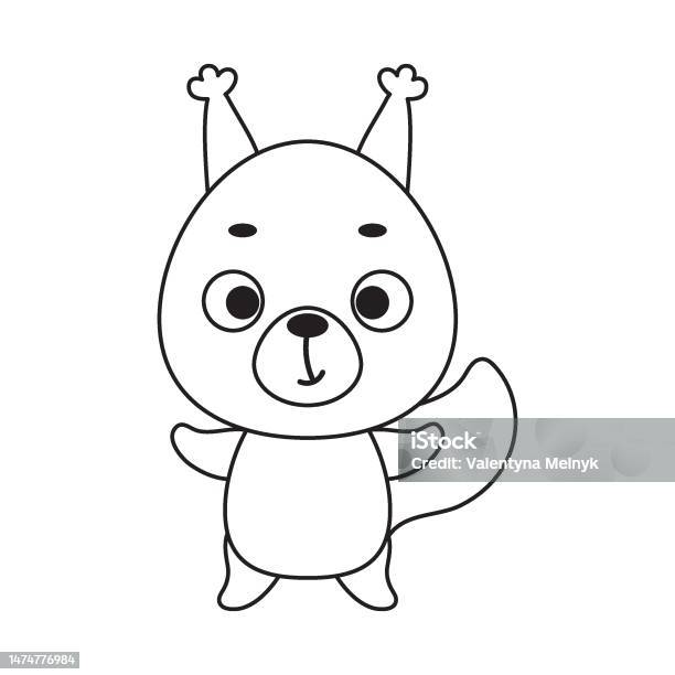 Coloring page cute little cat holds heart coloring book for kids educational activity for preschool years kids and toddlers with cute animal vector stock illustration stock illustration