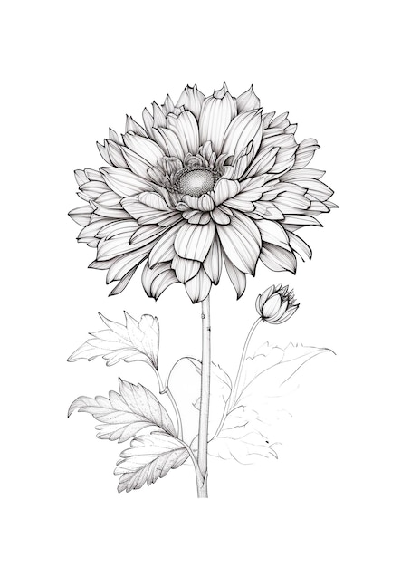 Page daisy flower vintage images